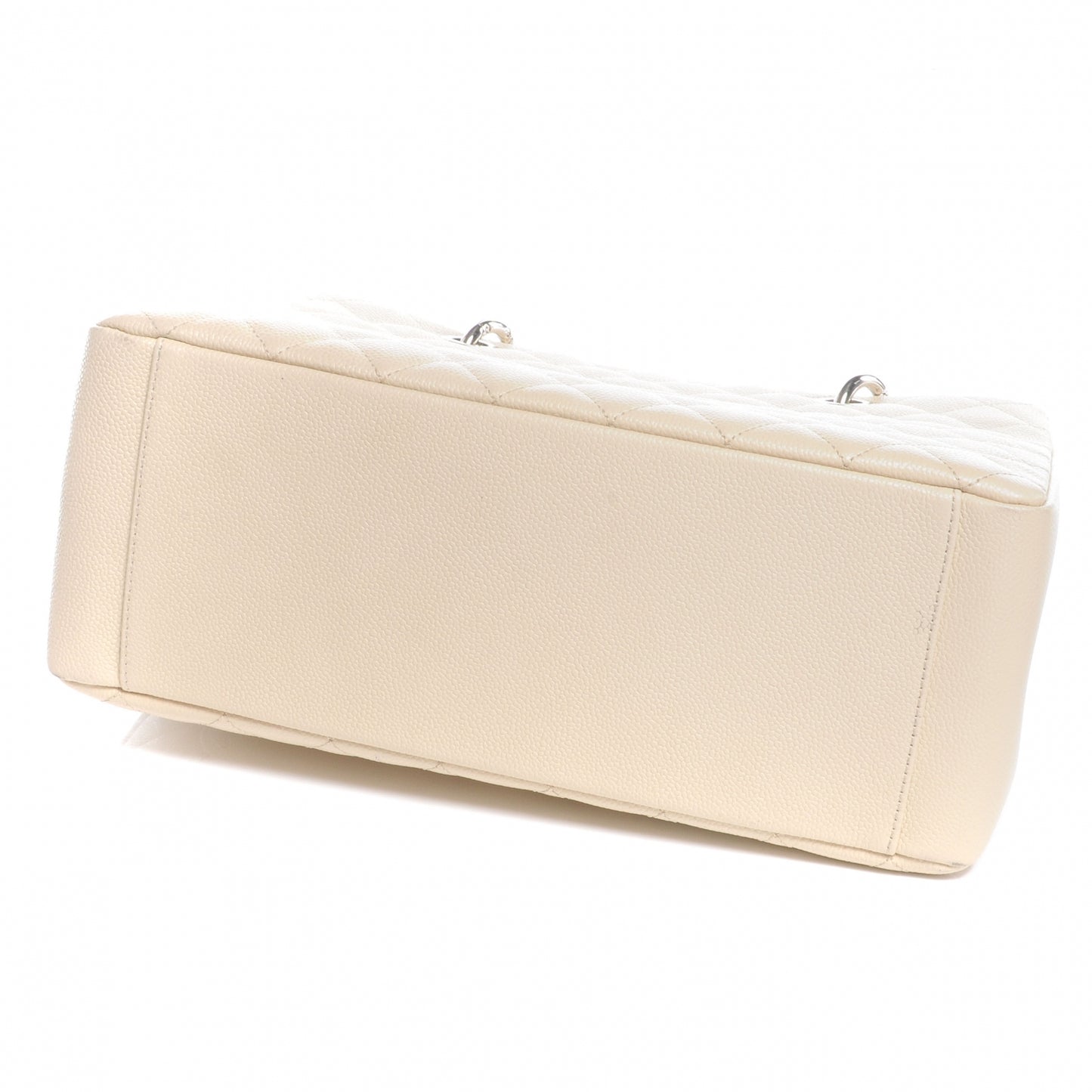 Caviar Grand Shopping Tote GST Beige Clair