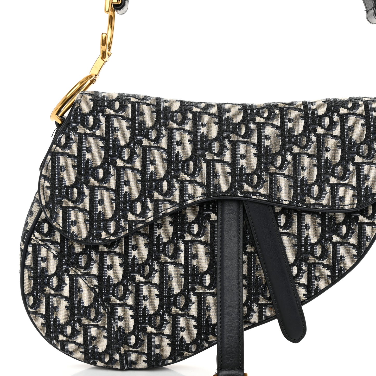 Oblique Saddle Bag Blue
