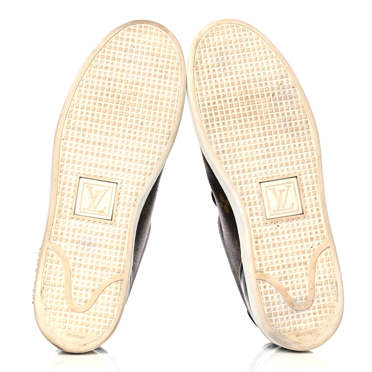 Louis Vuitton Patent Monogram Frontrow Sneakers 41 5 of 10