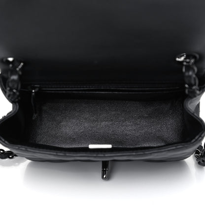 Chanel Lambskin Quilted Mini Square Flap So Black 8 of 10