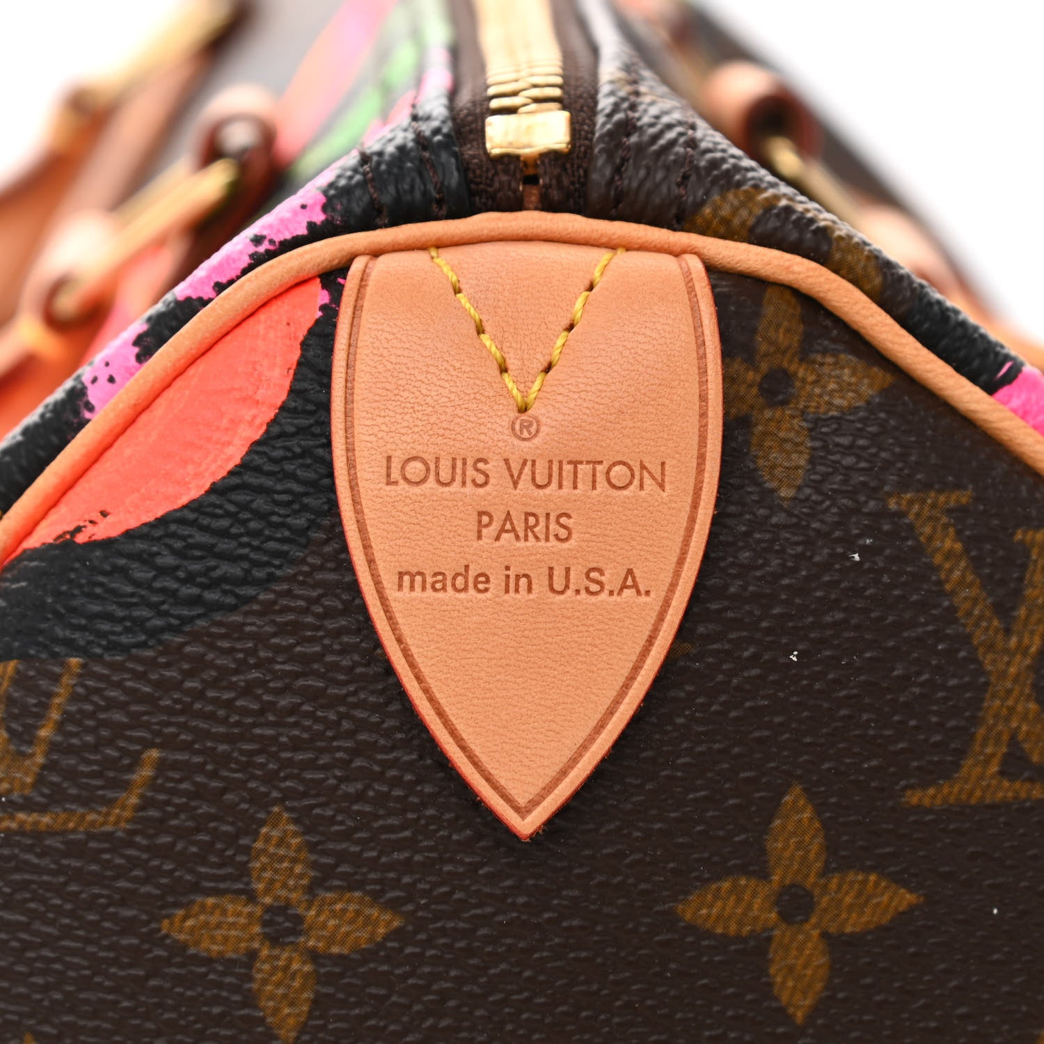 Louis Vuitton Monogram Roses Speedy 30 6 of 8