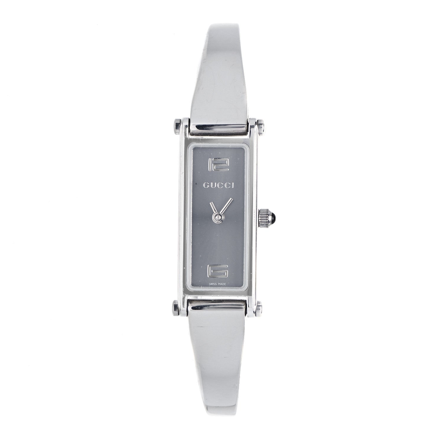 Gucci Stainless Steel 12mm 1500L Quartz Watch Grey 2 of 8