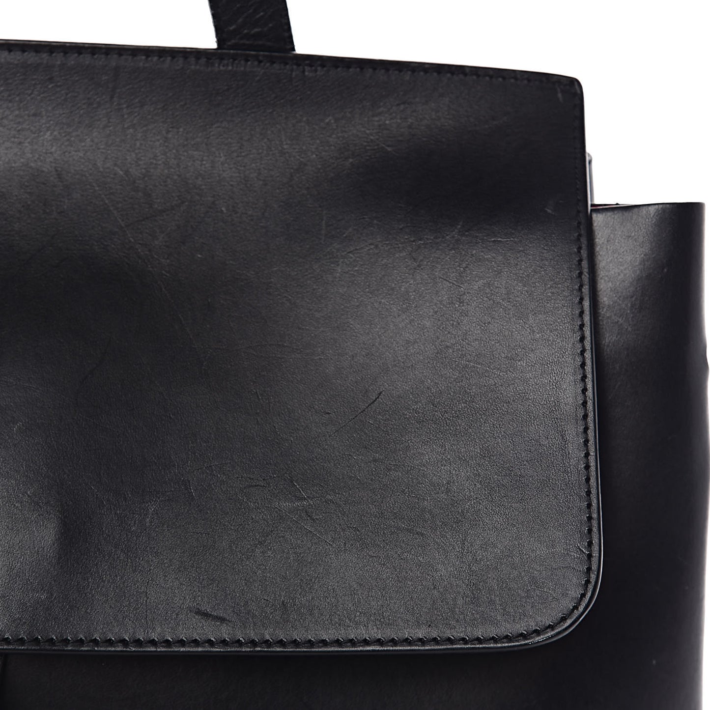 Calfskin Lady Bag Black Flamma