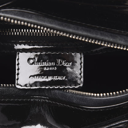 Christian Dior Patent Cannage Medium Lady Dior Black 6 of 13