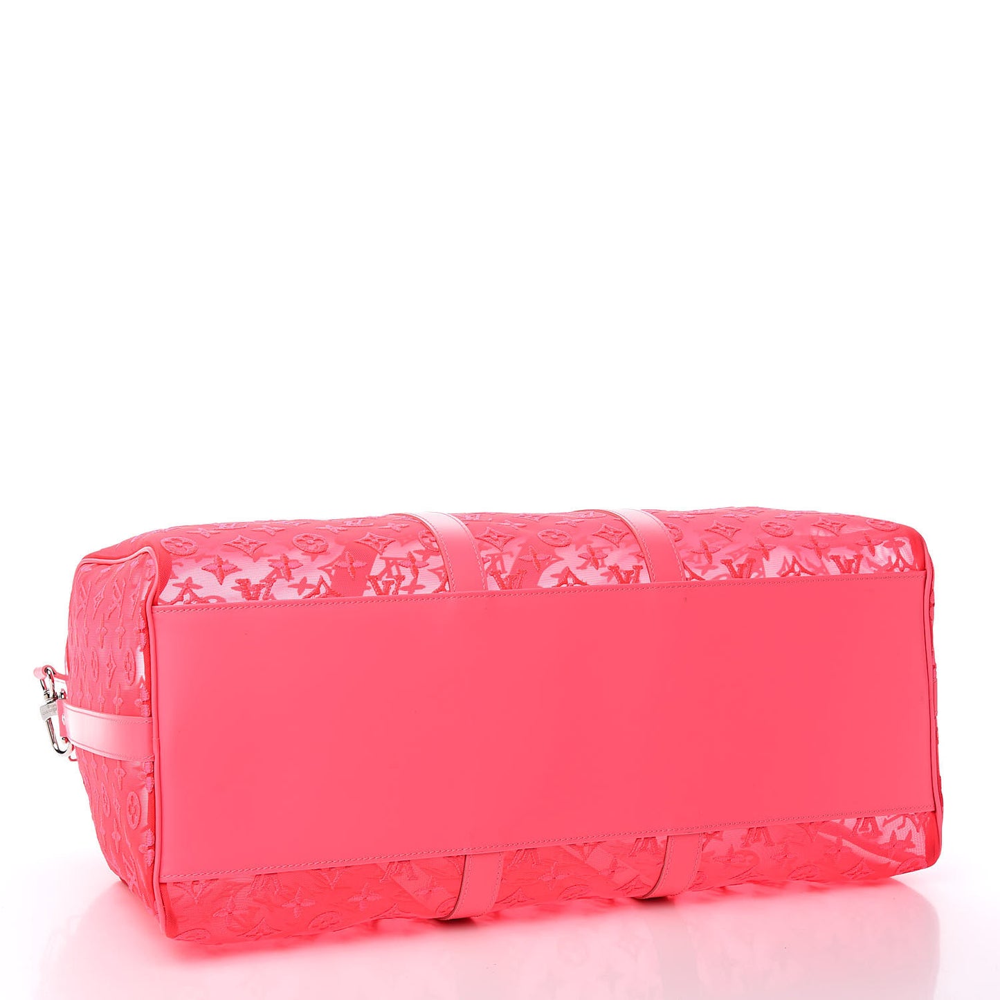 Monogram Fluo See Through Keepall Bandouliere 50 Rose