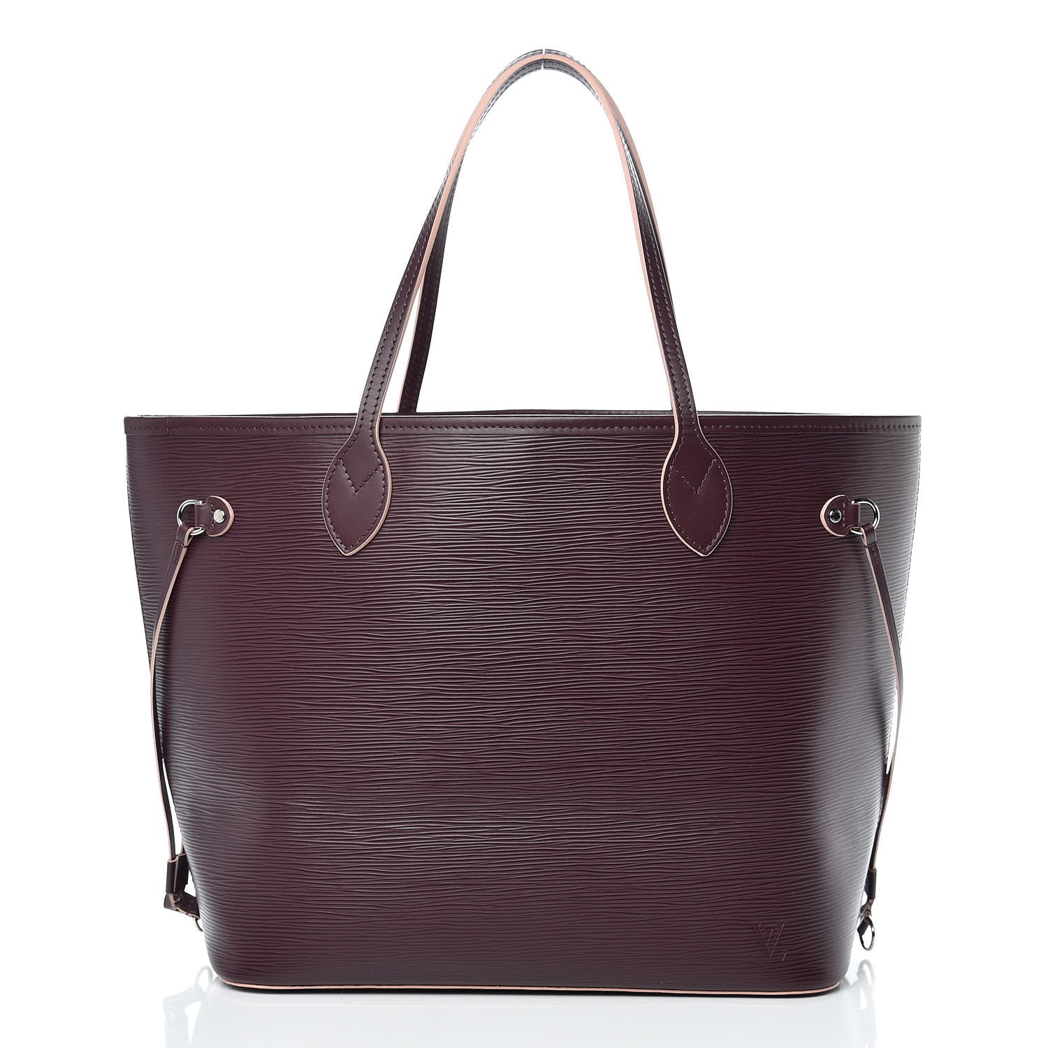 Louis Vuitton Epi Neverfull MM Prune Rose Poudre 3 of 13