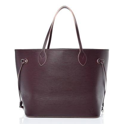 Louis Vuitton Epi Neverfull MM Prune Rose Poudre 3 of 13