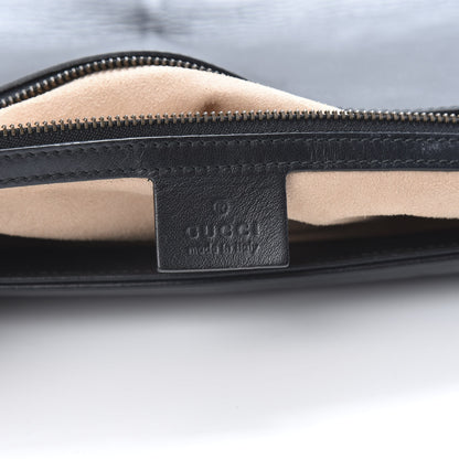 Gucci Calfskin Matelasse Large GG Marmont Shoulder Bag Black 6 of 20