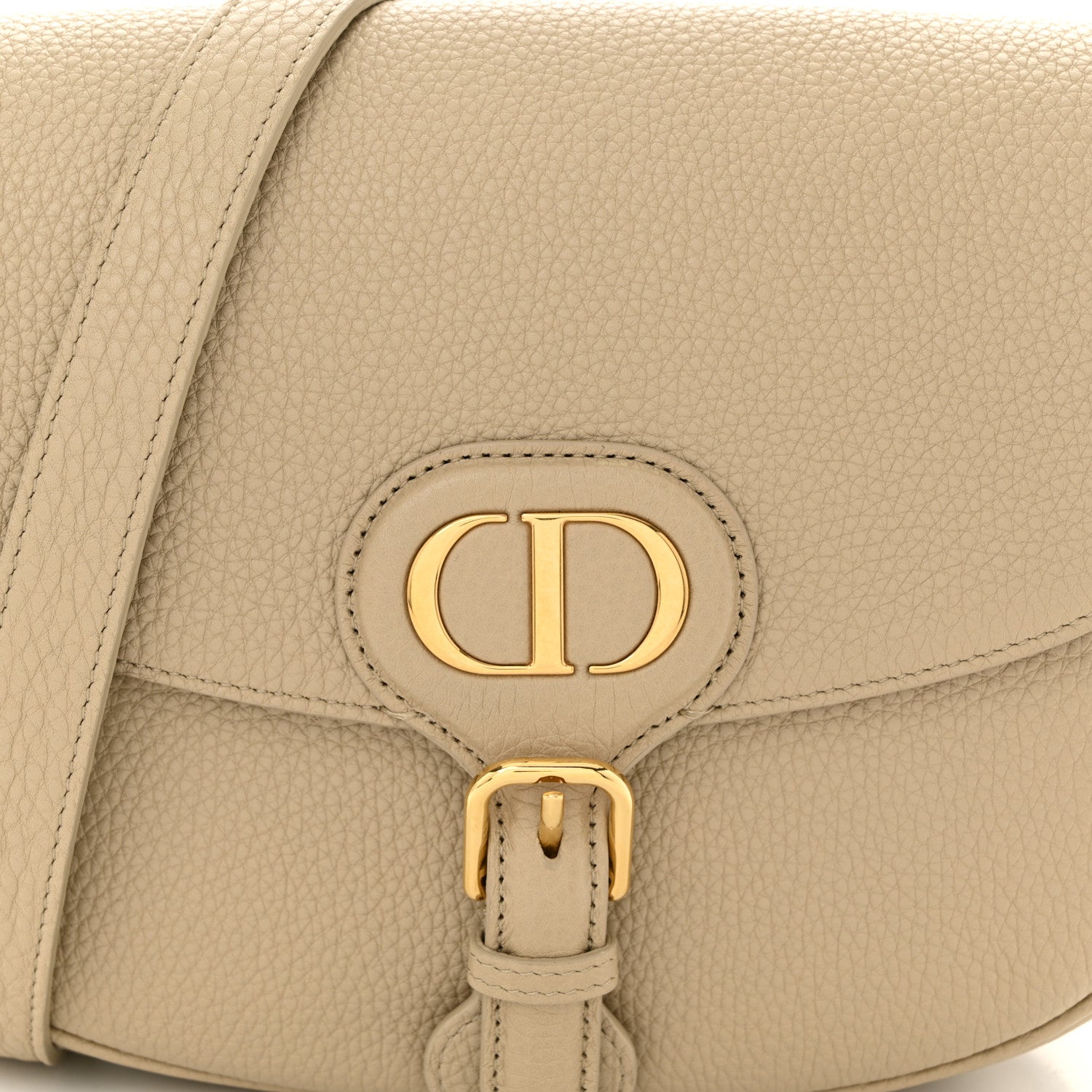 Christian Dior Grained Calfskin Medium Bobby Flap Beige 7 of 9