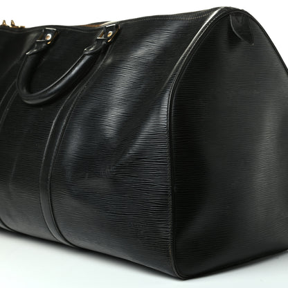 Louis Vuitton Epi Keepall 50 Black 8 of 8