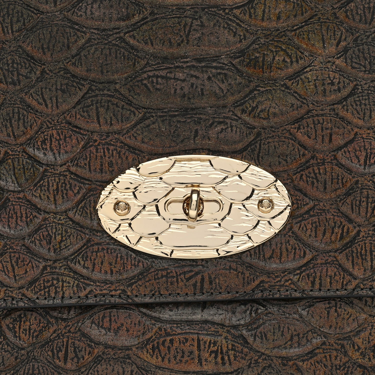 Mulberry Iridescent Nappa Crocodile Embossed Medium Lily Bronze 7 of 9