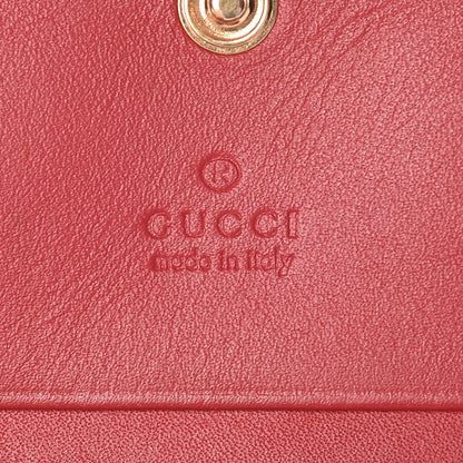 Gucci GG Supreme Monogram Blooms Card Case Beige Blue Navy Hibiscus Red 6 of 10