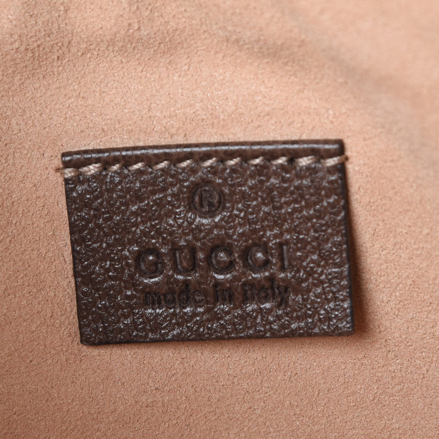 GG Supreme Monogram Large Ophidia Pouch Clutch Brown