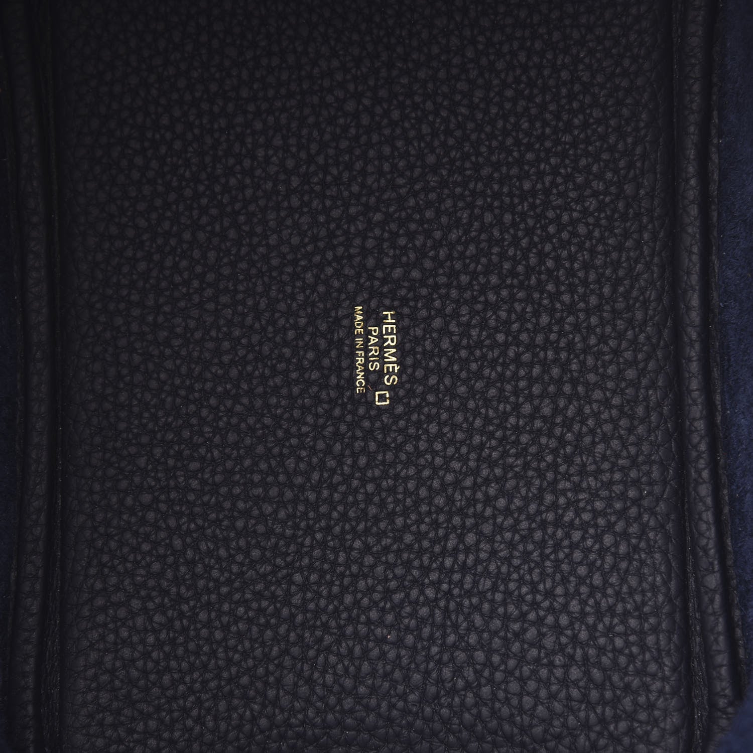 Hermes Taurillon Clemence Matte Alligator Picotin Lock Touch 18 PM Bleu Nuit 6 of 9
