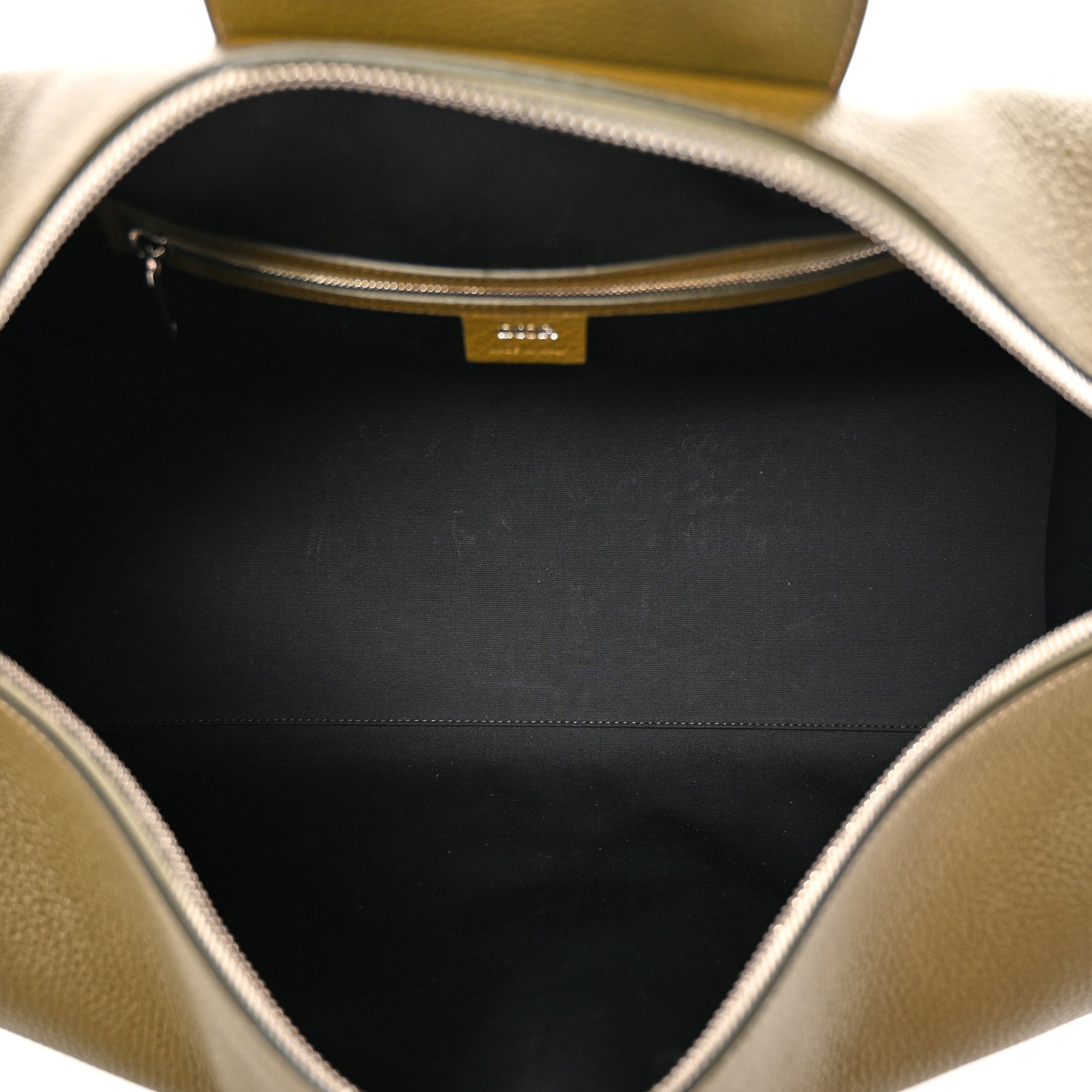 Christian Dior Calfskin Lingot 50 Bag Green 4 of 11
