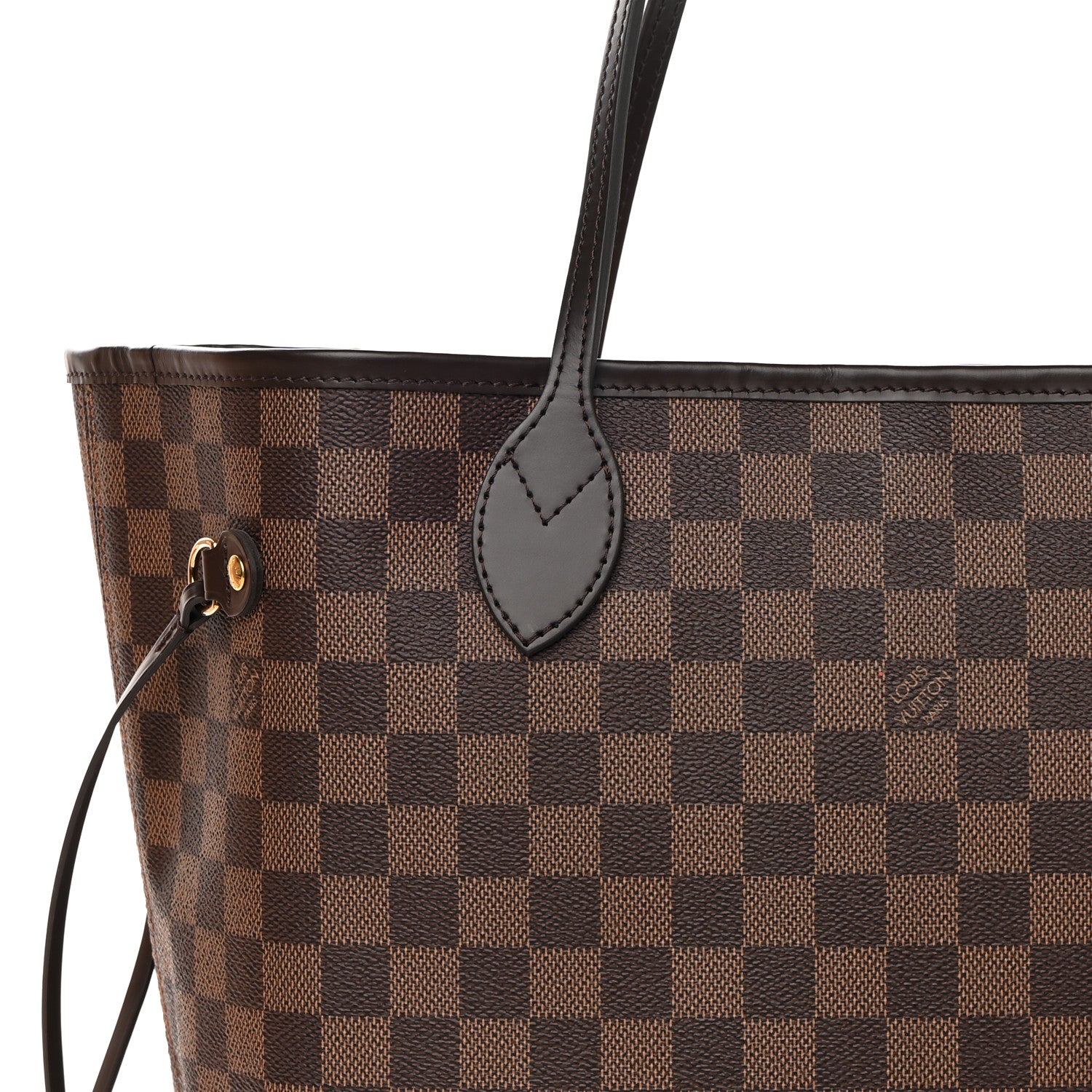Louis Vuitton Damier Ebene Neo Neverfull MM Rose Ballerine 10 of 11