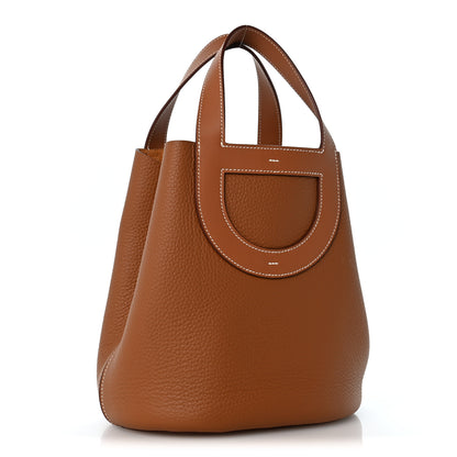 Hermes Taurillon Clemence Swift In-The-Loop 23 Bag Gold 3 of 14