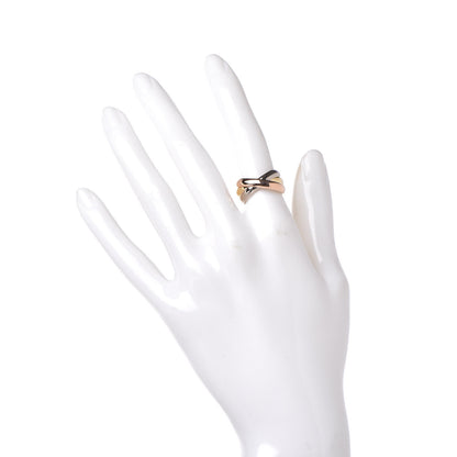 Cartier 18K Pink Yellow White Gold Classic Trinity Ring 52 6 2 of 7