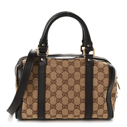 Gucci Monogram Small Boston Dark Brown 1 of 11