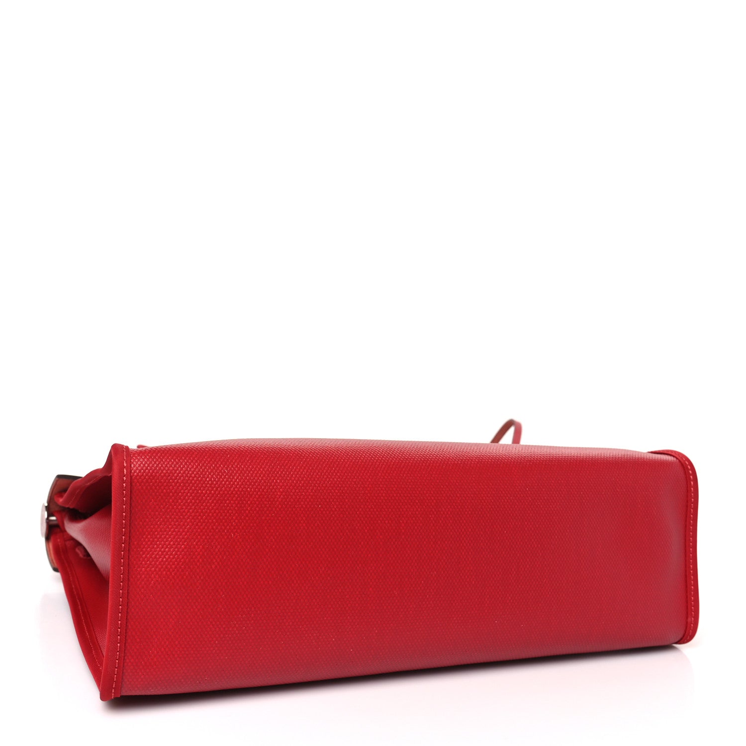 Hermes Toile H Berline Vache Hunter Herbag Zip PM 31 Rouge Piment Ecru 5 of 11