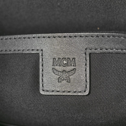 MCM Visetos Medium Stark Backpack Black Cognac 6 of 11