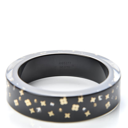 Louis Vuitton Resin Swarovski Inclusion Art Deco Bracelet M Black 5 of 5