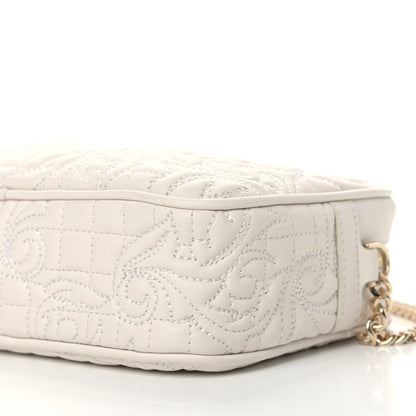 Versace Nappa Barocco Quilted Vanitas Medea Chain Crossbody White 7 of 7