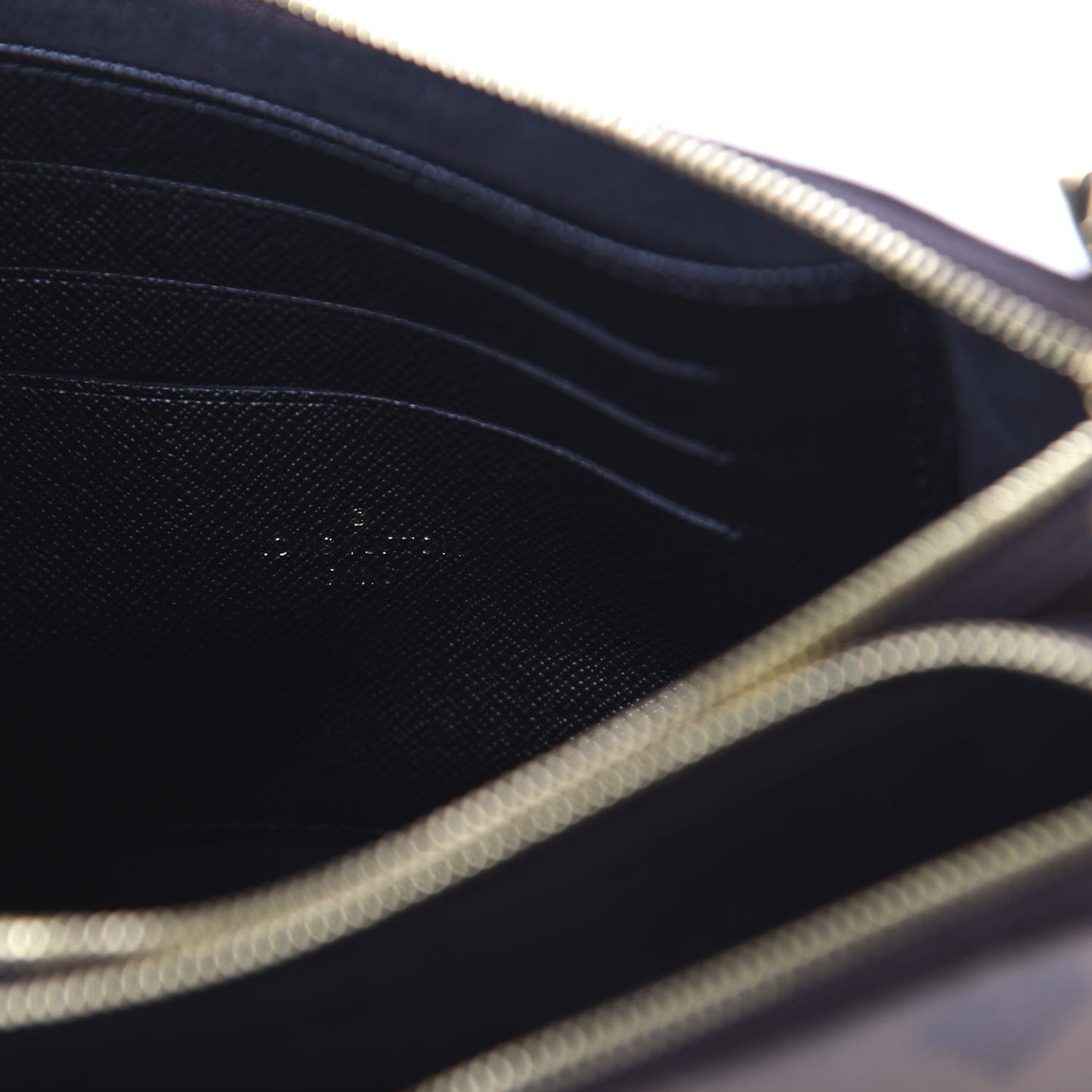 Reverse Monogram Giant Double Zip Pochette