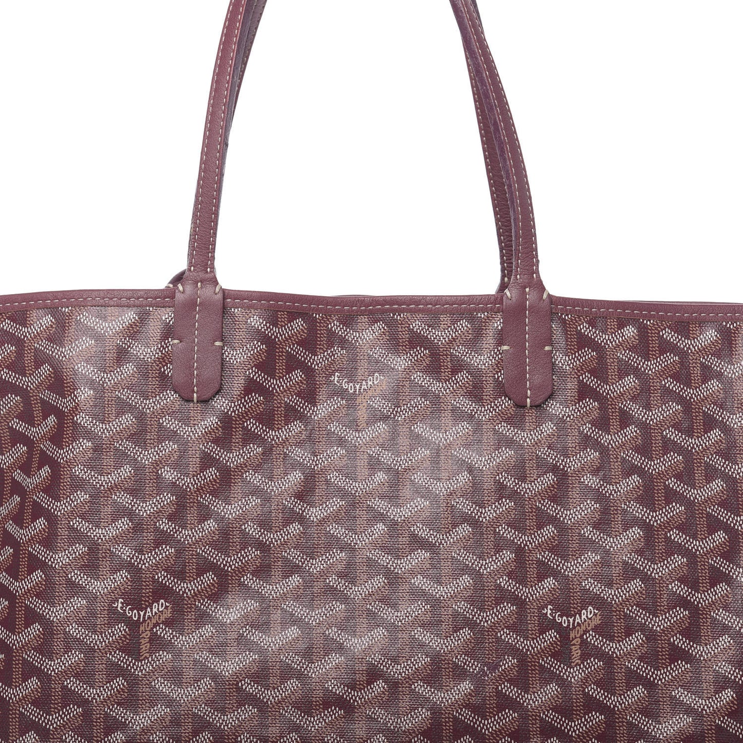 Goyardine Reversible Anjou PM Burgundy