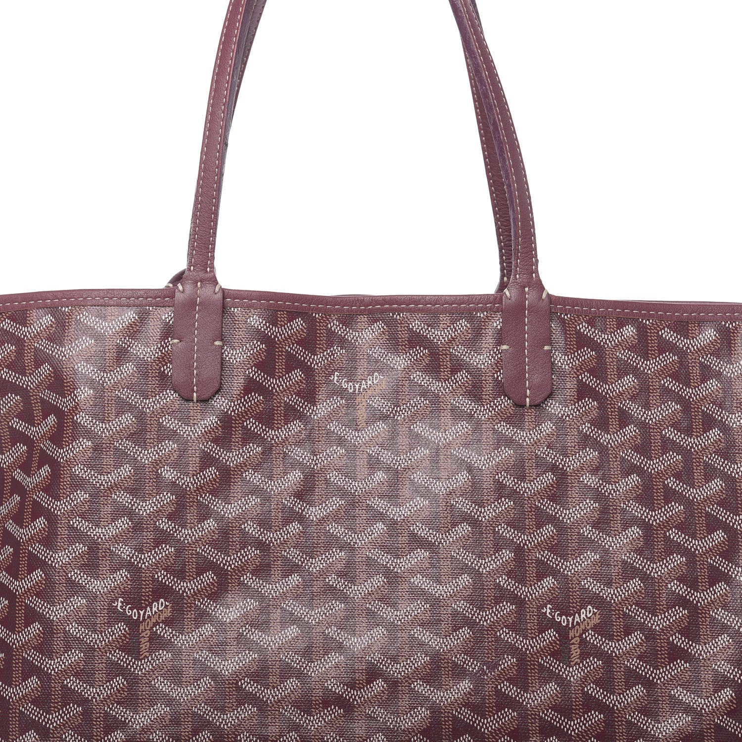 Goyard Goyardine Reversible Anjou PM Burgundy 17 of 22