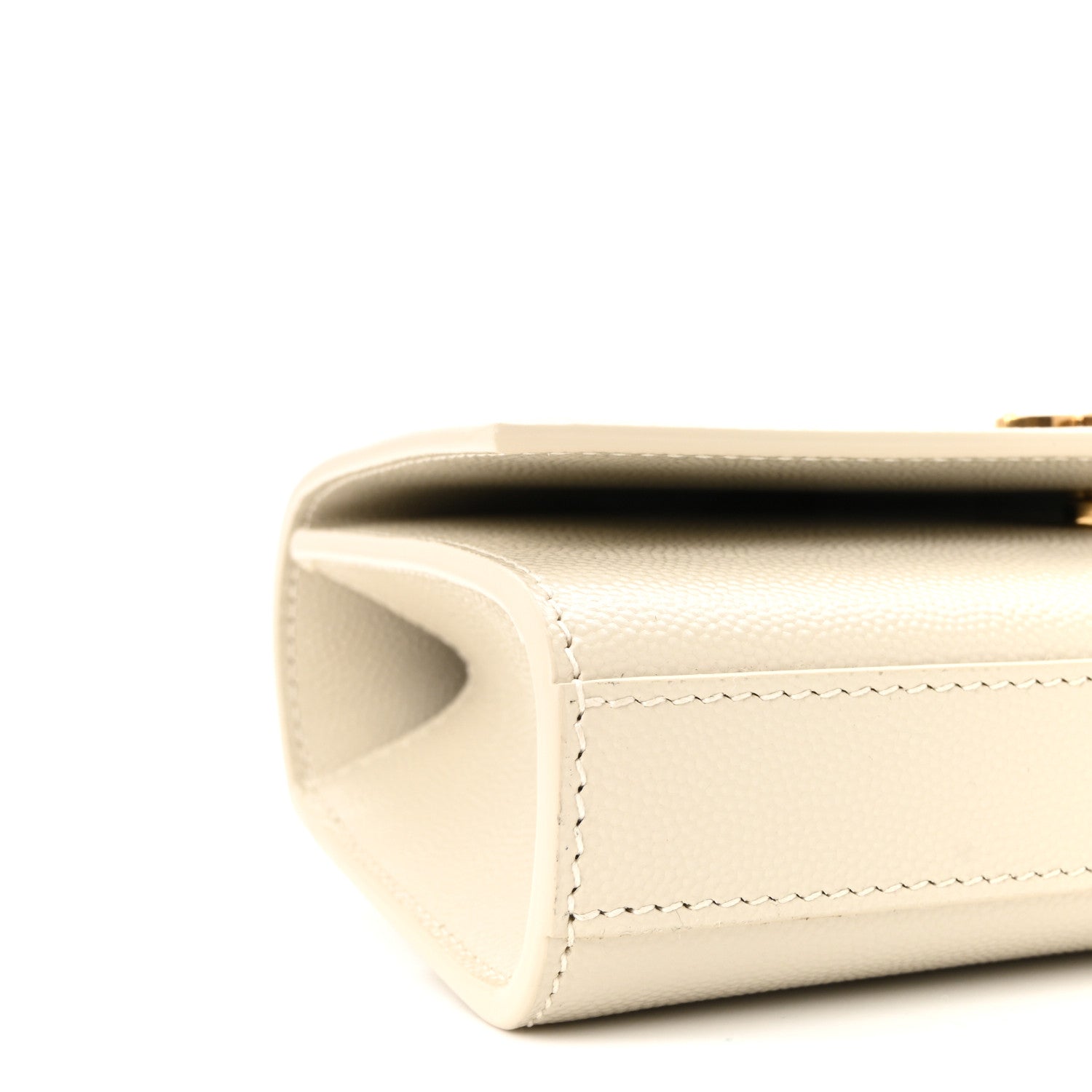 Saint Laurent Grain De Poudre Monogram Kate Belt Bag Crema Soft 15 of 17