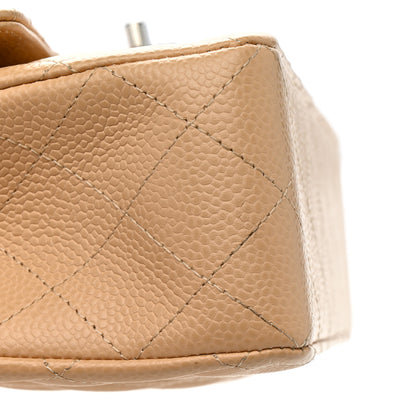 Chanel Caviar Quilted Small Double Flap Beige 14 of 15