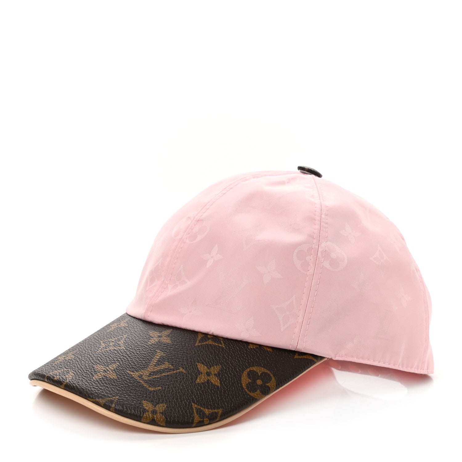 Louis Vuitton Polyester Silk Monogram LV Get Ready Cap L Pink 1 of 10