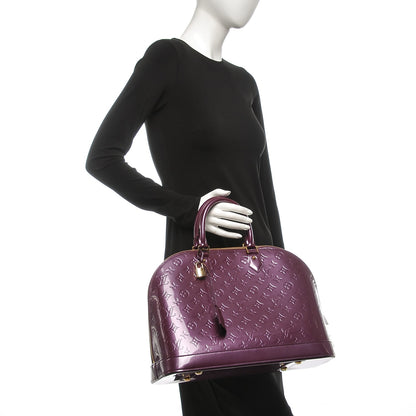 Louis Vuitton Vernis Alma MM Violet 2 of 6