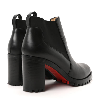 Christian Louboutin Calfskin Marchacroche 70 Chelsea Boots 39.5 Black 5 of 9