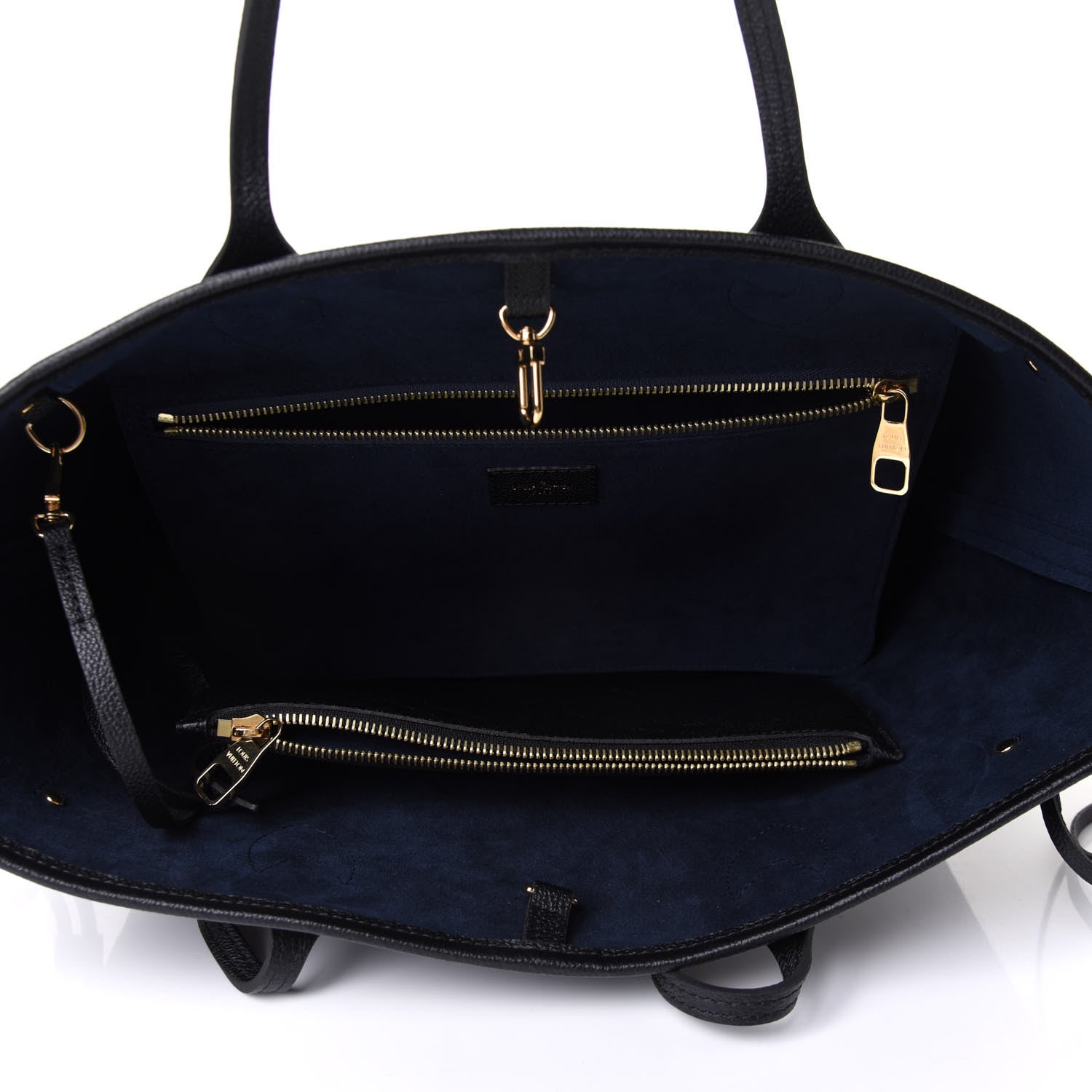 Louis Vuitton Empreinte Monogram Giant Neverfull MM Black 5 of 8