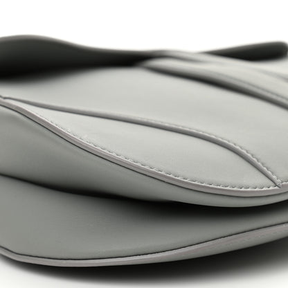 Christian Dior Ultra Matte Calfskin Saddle Bag Grey 8 of 9