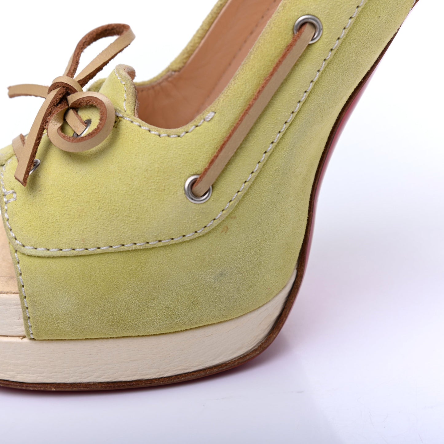 Suede Jefferson Plato 140 Pumps 37 Light Green