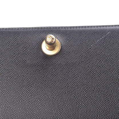 Chanel Caviar Quilted Medium Boy Flap Black 11 of 13