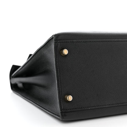 Hermes Epsom Kelly Sellier 32 Black 9 of 12