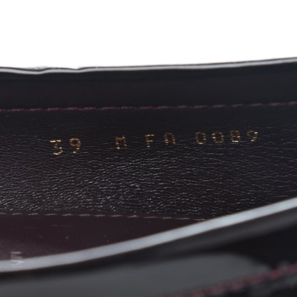 Louis Vuitton Patent Calfskin Oxford Loafers 39 Amarante 10 of 12