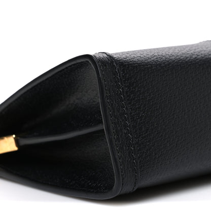 Gucci Calfskin GG Web Small Ophidia Chain Shoulder Bag Black 9 of 10