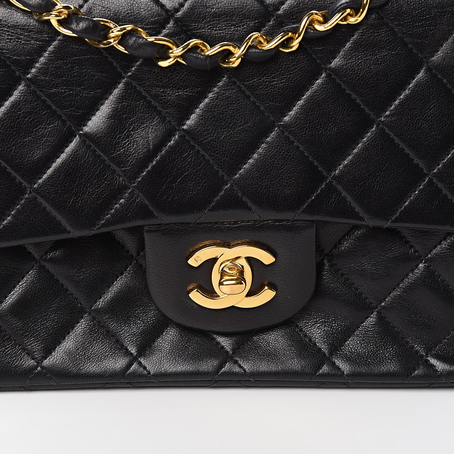 Chanel Lambskin Quilted Small Double Flap Black 13 of 13