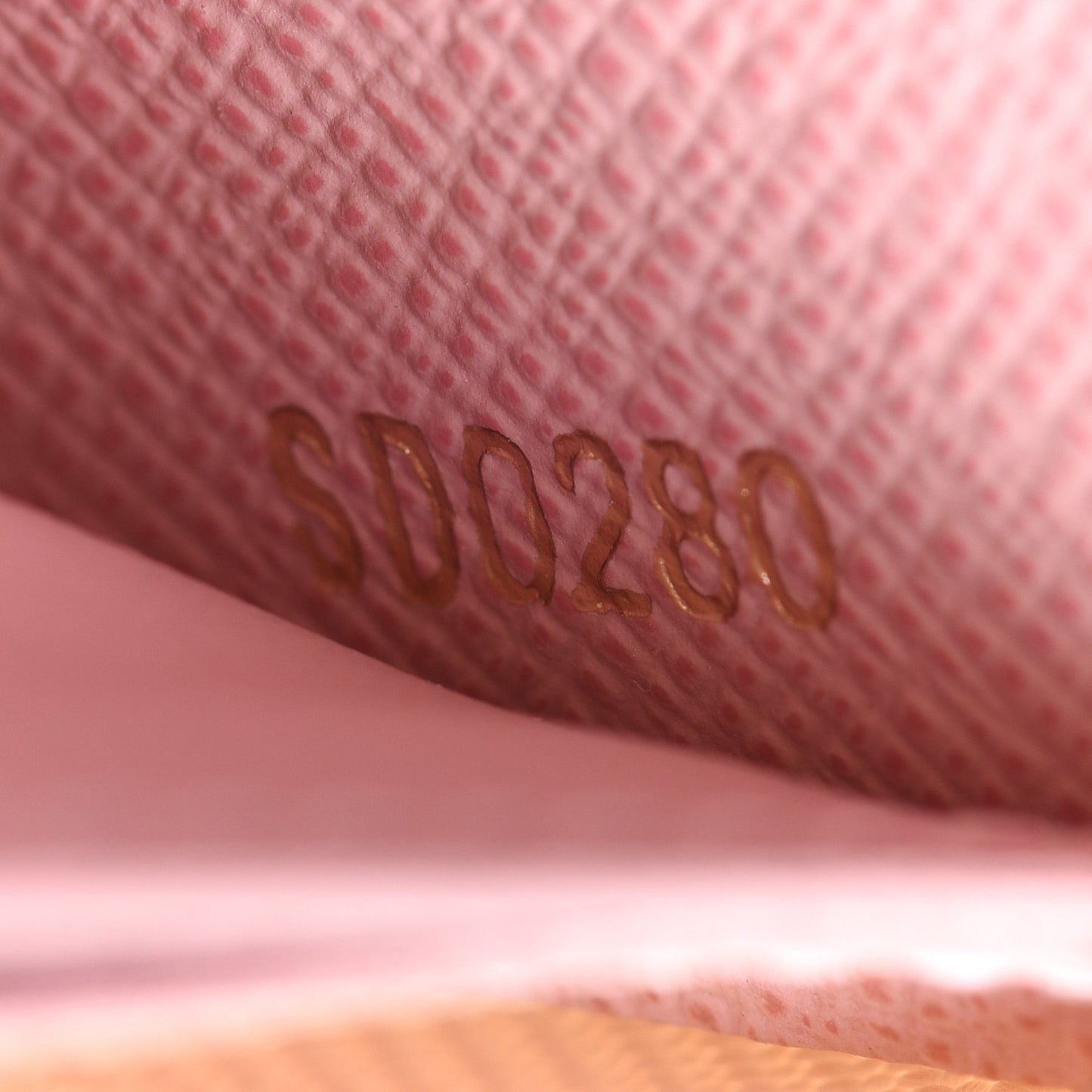 Damier Azur Clemence Wallet Rose Ballerine