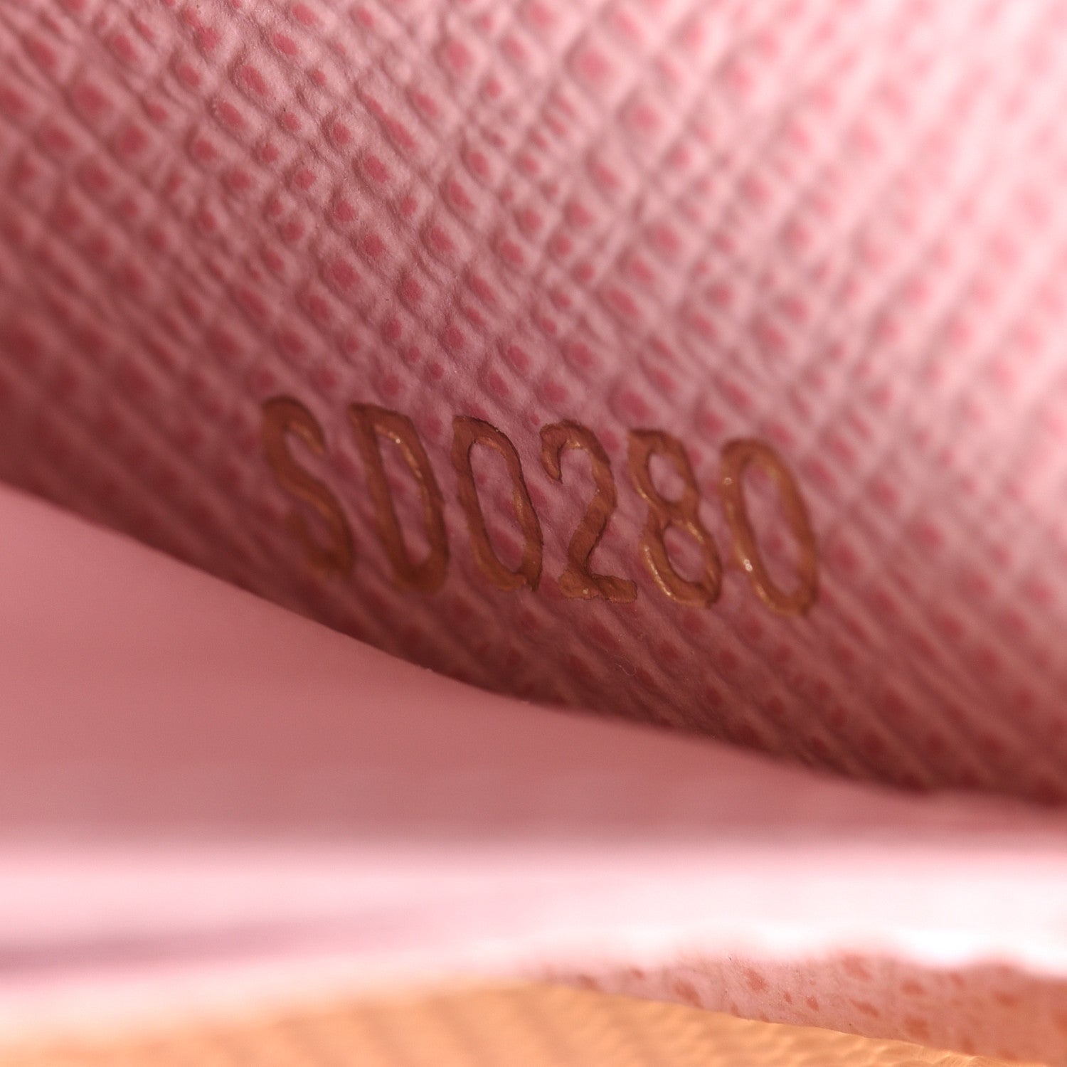 Louis Vuitton Damier Azur Clemence Wallet Rose Ballerine 7 of 8