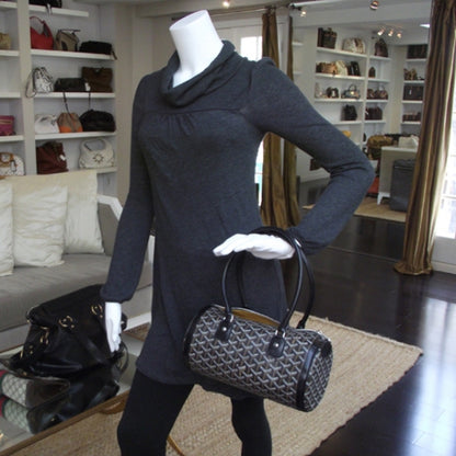 Goyard Goyardine Amakios PM Bowler Tote Black 2 of 11
