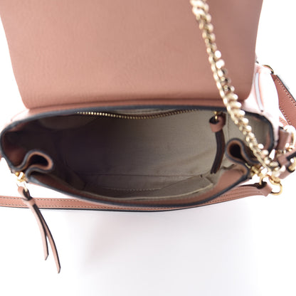 Chloe Suede Calfskin Small Faye Backpack Nougat 7 of 11