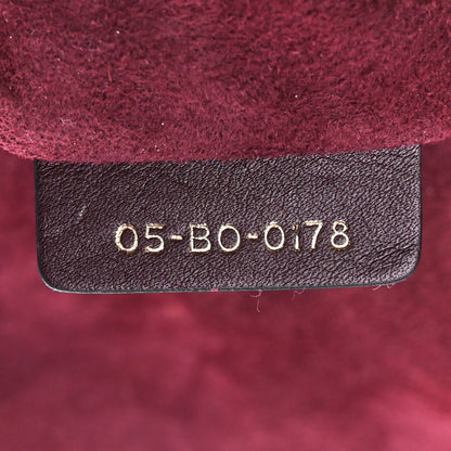 Christian Dior Calfskin Cannage Studded Medium Supple Lady Dior Deep Amaranth 7 of 10