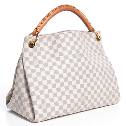 Louis Vuitton Damier Azur Artsy MM 3 of 8