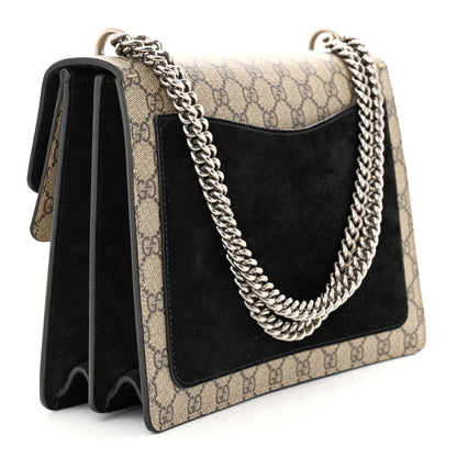 Gucci GG Supreme Monogram Medium Dionysus Shoulder Bag Black 3 of 10